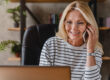 Woman reading about a virtual intensive outpatient program