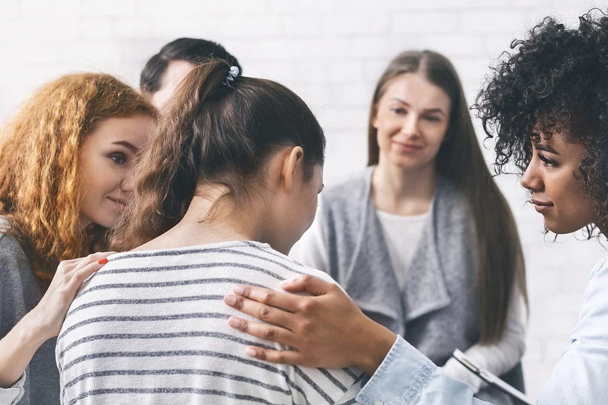 a group participates in an intensive outpatient program